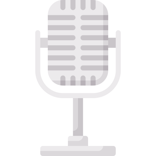 A microphone icon